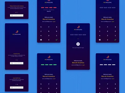 Finance app: SignIn/Signup acount dark mode dark theme dark ui design exploration finance finance app financial app login mobileapp product design sign in signup ui