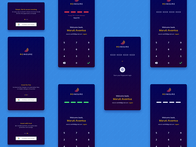 Finance app: SignIn/Signup acount dark mode dark theme dark ui design exploration finance finance app financial app login mobileapp product design sign in signup ui