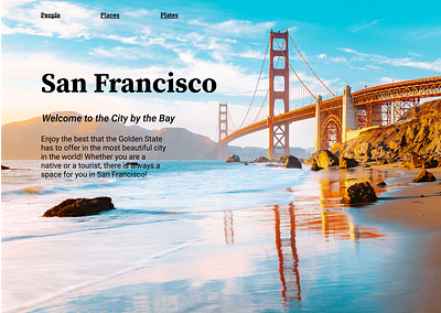 SF Landing Page daily ui 003 dailyui design