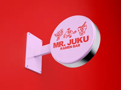 juku signage branding design illustration illustrator logo minimal signage typography