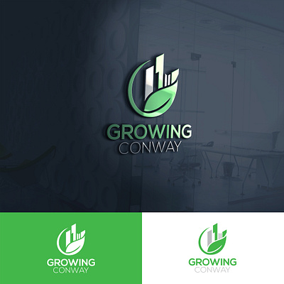 Growing Conway branding icon logo logodesign