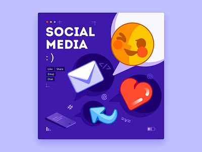 Social Media illustration