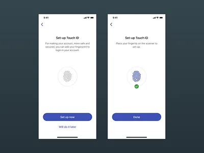 Mobile Verification Touch ID UI Concept design fingerprint iphone x sketch touch id ui