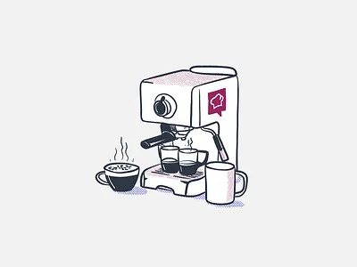 coffee icon 2d branding design handdraw icon icons illustration lineart linen lines monochrome