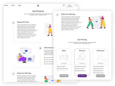 Shopping Landing Page interface landing landing design landing page landing page design landingpage pricing page shopping app shopping landing page shopping online shopping page ui design ux design vector web design web ui web ui design