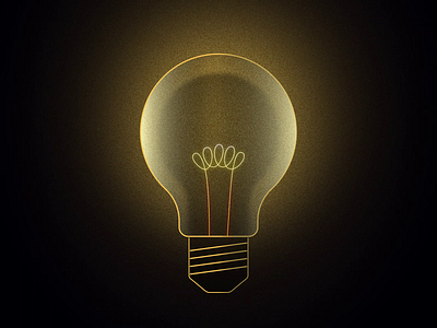 Creative Block animation block bulb creation creative creativity dark design fibre flicker idea ideas jezovic lamp light lightbulb loop middle finger mograph motion