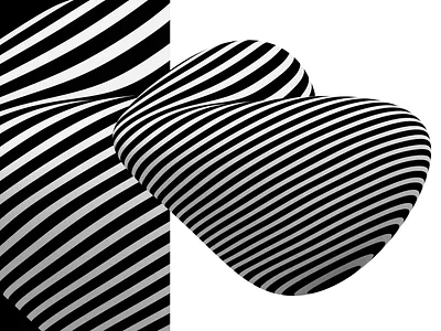 Superstripes Blobs Frank 3d 3d art abstract abstract art abstract design abstraction black white flat 3d freebee freebie freebies stripes