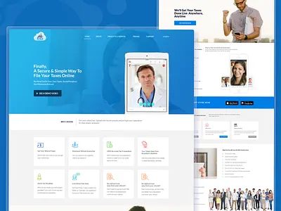ATAX - Financial Services Provider clean communication design designinspirations flatdesign interaction interaction design prototypes redesign taxes uidesign ux ui uxd uxdesign webdesign wireframe