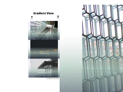 Gradient View responsive design ui web webdesign