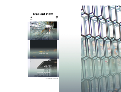 Gradient View responsive design ui web webdesign
