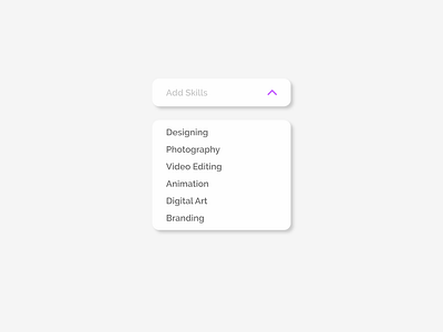 Dropdown Menu 😊 100daysofui adobexd dailyui design ui
