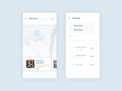 Itinerary daily ui dailyui design