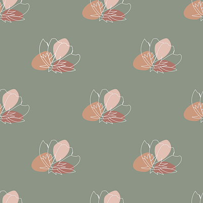 March's pattern branding flowers freelancedesigner freelanceillustrator graphisme illustration motif pattern patterns textile design textile print