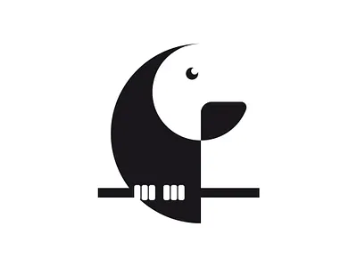 Parrot animal bird logo creative design graphic graphic design illustrator inspiration logo logo design minimal parrot vector