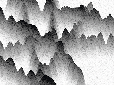 Spline Mountains 3d 3dart black and white book branding c4d cinema4d creative coding generativedesign graphic design illustration image mountains nature noise picture render snow spline vector