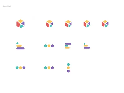 Logo exploration for a data visualisation web app brand brand identity branding design flat illustration illustration logo minimal vector visual identity