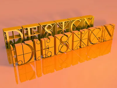 Design Typography 3d design typogaphy