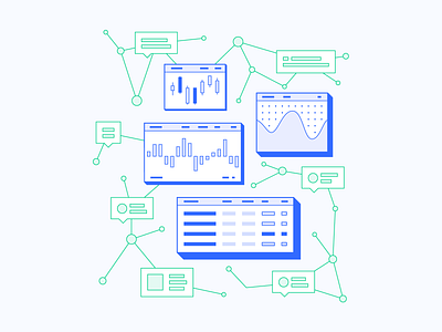 Emotional Data Analytics analytics data graph illustration isometric ui vector