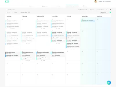 Dashboard for mechanics companies app calendar calendar ui car chart dashboard design icon platform statistics ui ux vector vectors web