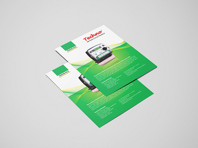 Techno - Flyer branding coreldraw leaflet photoshop