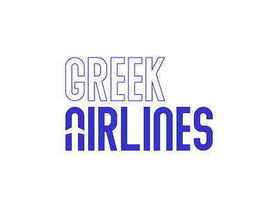 Greek Airlines adobe illustrator airline amateur brand design branding design dribbble invitation dribbble invite flat icon illustration illustrator illustrator art illustrator cc logo logo design logodesign logos logotype vector