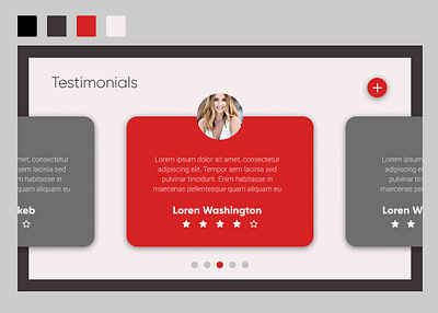 Testimonial 039 dailyui design figma ui