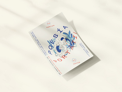 Portable Poetry art blue branding design editorial design festival graphic design illustration jewel jewellery jewels logo poetry red typography words