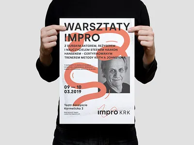 Impro KRK | Improvisational Theatre actor branding corporate identity design event graphic graphicdesign improvisation logo poster poster art print theatre typography visual identity