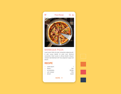 Recipe 040 dailyui design figma ui