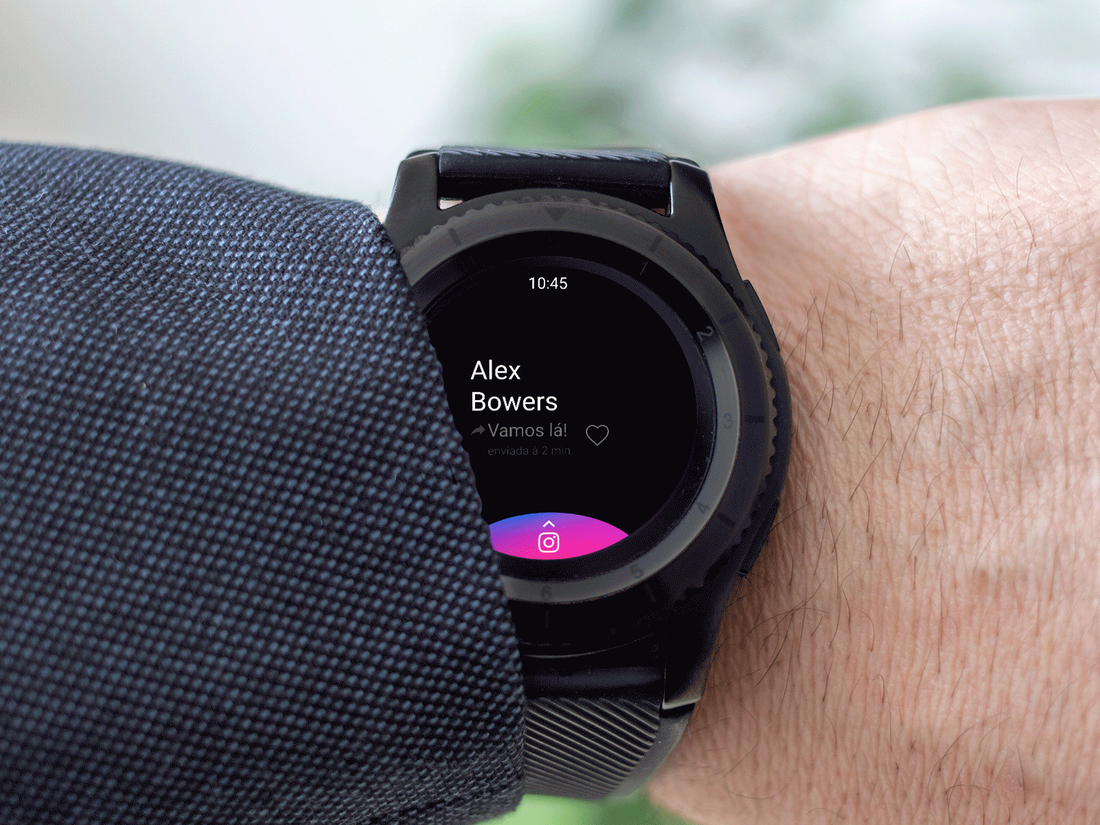 DailyUI #013 - Direct Messaging dailyui dailyui 013 dailyuichallenge directmessaging wearable wearos