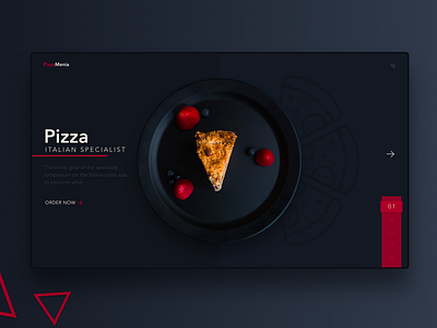 Food Online Web design creative design inspiration online food ui design webdesign