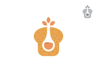 Toast Laboratory Logo bread bread logo concept design laboratory logo logo design logo design concept logo designer logodesign logos negative space negative space logo potion unique logo vector