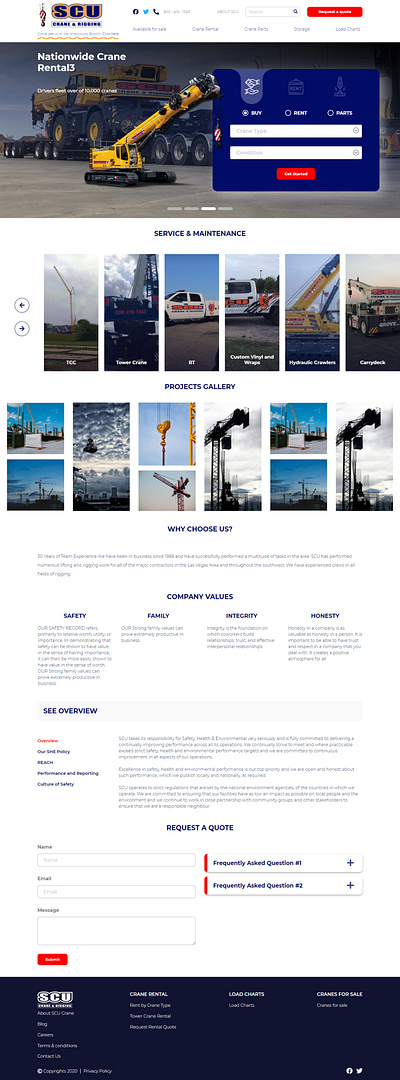 SCU Crane and Rigging Project #adobexd adobe xd animation in adobe xd crane ui design crane ui design inspiration dailychallenge designer life sketch ui ui design ux