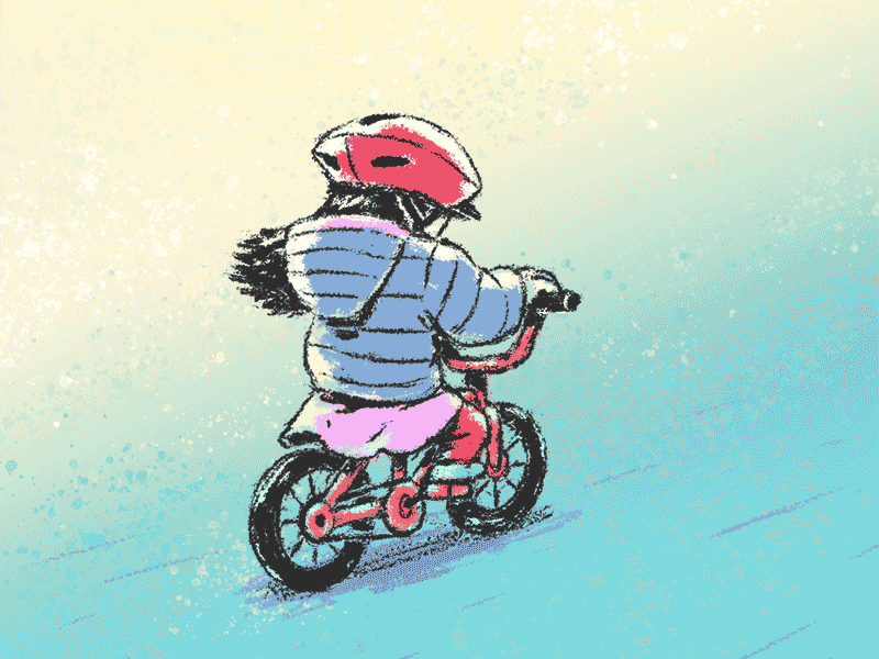 Bicycle Master 2d animation badass bicycle children illustration kid motion graphic