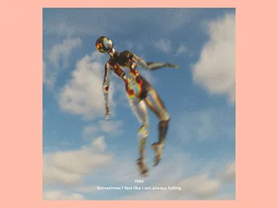 Ex.281 3d album alone blender cover empty journey music photoshop sad sleeve vinyl