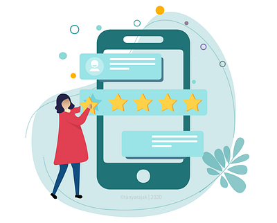 Rate & check team’s feedback for all candidates branding design flat graphicdesign illustration art minimal ui ux vector web