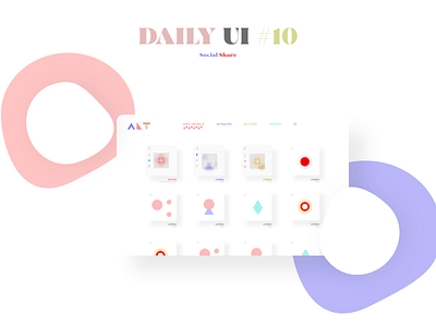 Daily UI #10 - social share adobe illustrator adobe xd photoshop ui ux app daily 100 challenge social social media