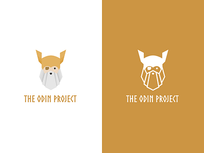 The Odin Project - Mascot Logo affinity designer beard character character design design gold head helmet illustration logo mascot mascot character mascot design mascotlogo odin sketch typography viking