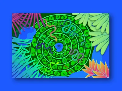 snakes & ladders in the wild branding design dribbbleweeklywarmup. graphic illustration packaging design stayhome weekly warm up