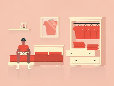 Sporting Superstitions character drawing editorial fact golf illustration infographic minimul sport superstition texture tiger woods vector vintage