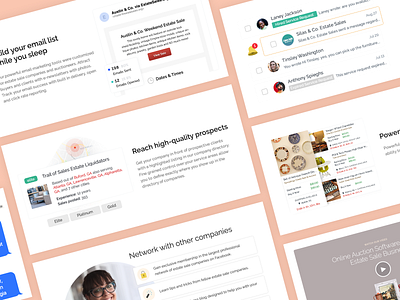 Sales landing page design clean creative design digital marketing landing marketing product sales visual web design