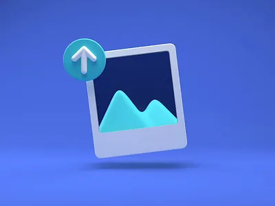 Image Upload 3d animation c4d cinema4d design icon illustration