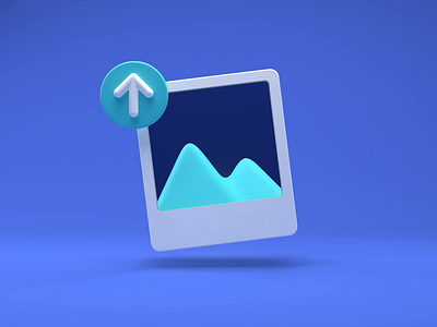 Image Upload 3d animation c4d cinema4d design icon illustration