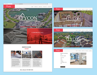 Tycon Construction Website (Tyconbuild.com) (Logo Existing)