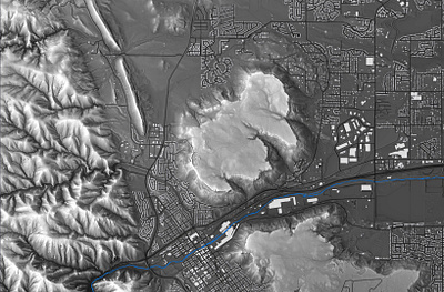 North Table Mountain 3d cartography colorado gis golden map maps