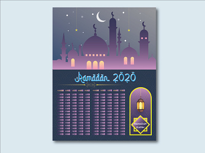 Ramadan Karim Calendar Design flat design flyer flyer design iftar ramadan ramadan calendar design ramadan kareem ramadan mubarak ramadan2020 ramadanbd ramadhan ramazan