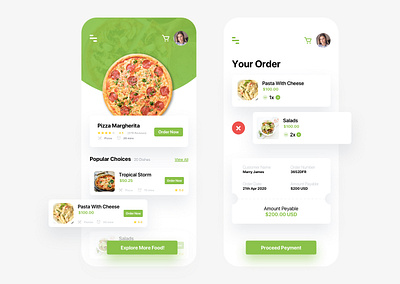 Food Ordering and Delivering App UI Design app app ui app ui kit app ui ux food app food app ui food delivery app ui ui ui ux design ui ux designer ux