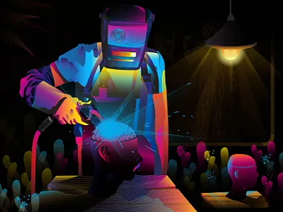 Intellectual Upgrading..... amezing brain branding characterdesign color design dribbbble dribbbleweeklywarmup fashion graphic illustration illustrator lighting nature quarantine rebranding shot ui ux vector