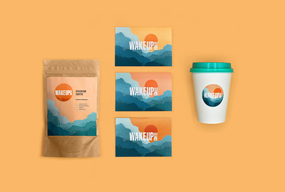 Wake Up Coffee - Identity branding coffee dribbble identity illustration vector