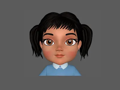 Girl 3D Model 3d character 3d modeling girl